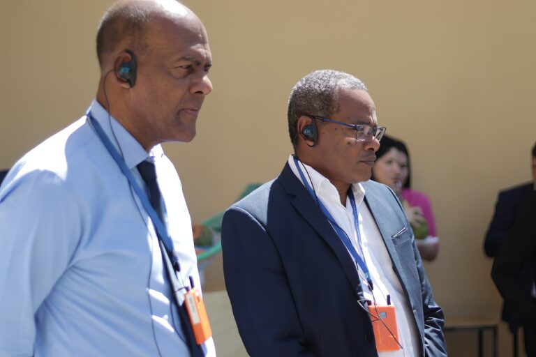 Serge Letchimy et Didier Laguerre devant la 32ème chambre correctionnelle de Paris