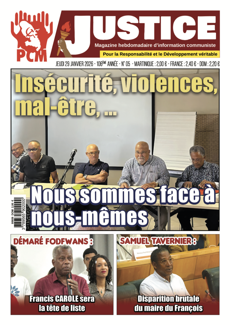 Insécurité, violences, mal-être et mal-développement : Nous sommes face à nous-mêmes