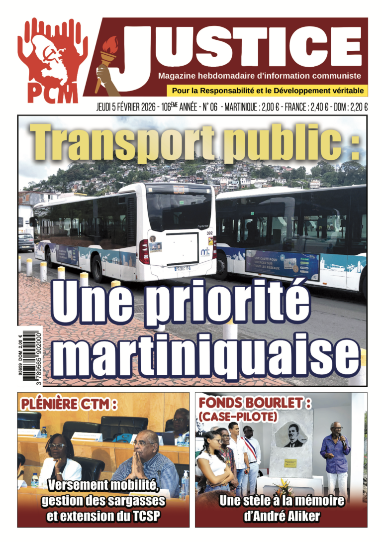 Transport public : Une priorité martiniquaise