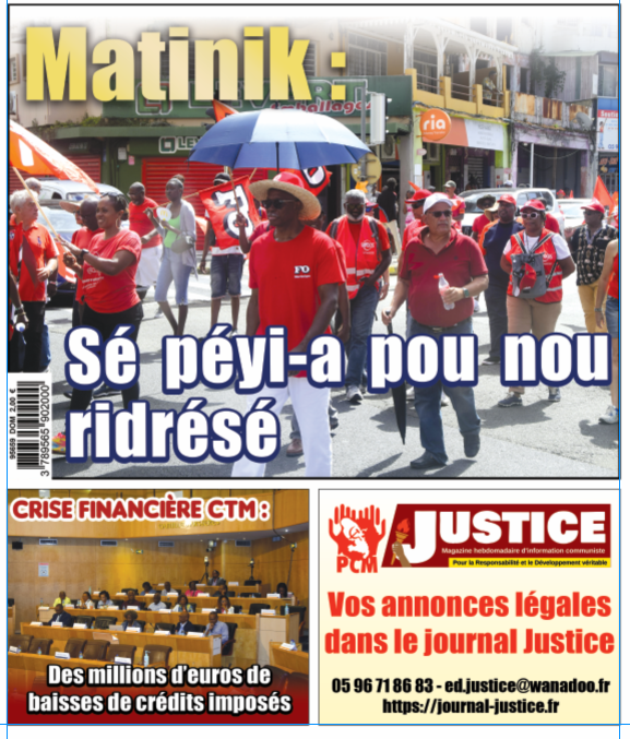 C’est la Martinique que nous devons redresser